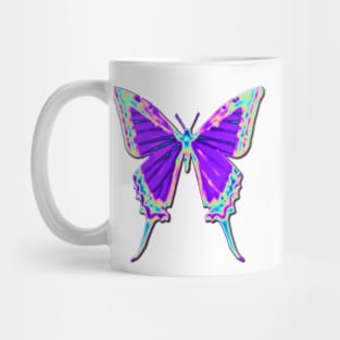 Electric Violet Butterfly Mug